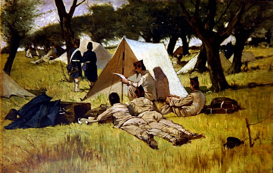 The Camp from Giovanni Fattori