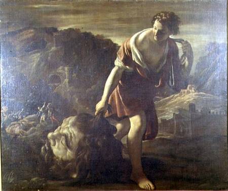 David Dragging Goliath's Head from Giovanni Lanfranco