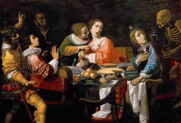 Death Comes to the Banquet Table (Memento Mori) from Giovanni Martinelli