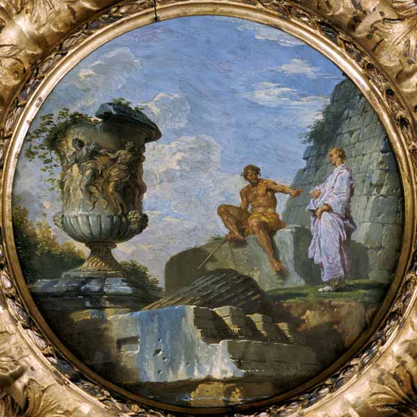 Ruins with Two Men from Giovanni Paolo Pannini