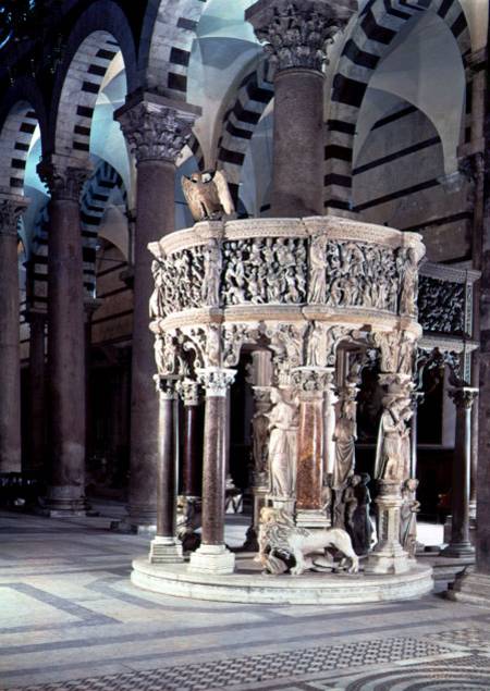 Marble Pulpit from Giovanni  Pisano