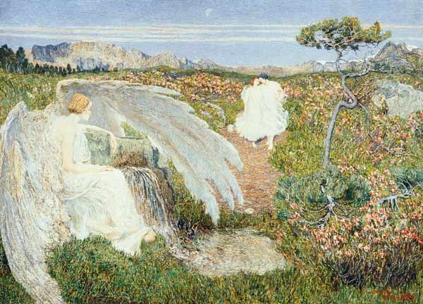 Love at the Fountain of Life from Giovanni Segantini