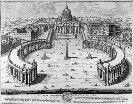 The Vatican, Rome from Giovanni Battista Falda