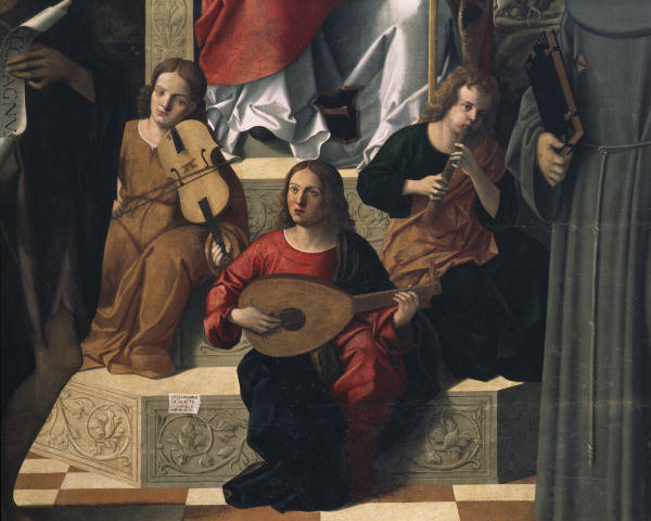 G.da Santacroce / Angel / 1520 from Girolamo da Santacroce