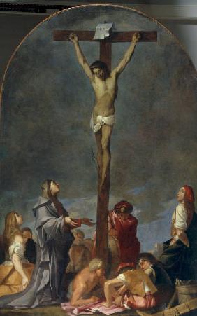 G.Carpioni / Crucifixion / Paint.