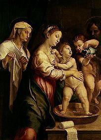 The Madonna with the washbasin