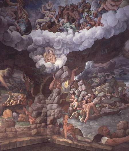 Sala dei Giganti (fresco) from Giulio Romano