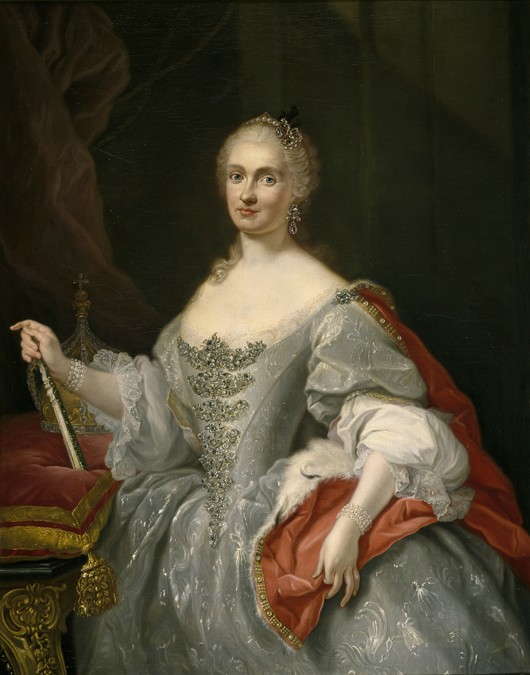 Maria Amalia of Saxony (1724–1760), Queen of Naples from Giuseppe Bonito
