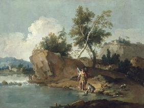 G.Zais /Landscape w.Tobias & Engel/ C18