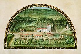 Colle Salvetti, from a series of lunettes depicting views of the Medici villas