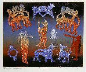 Pictish Symbols, 1996 (monotype) 