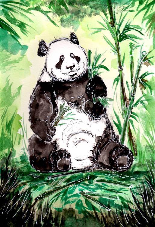Big Hungry Panda Bear from Sebastian  Grafmann