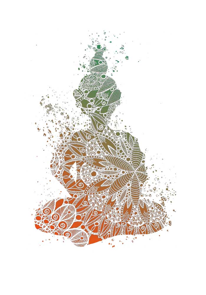 Buddha Mandala Silhouette from Sebastian  Grafmann