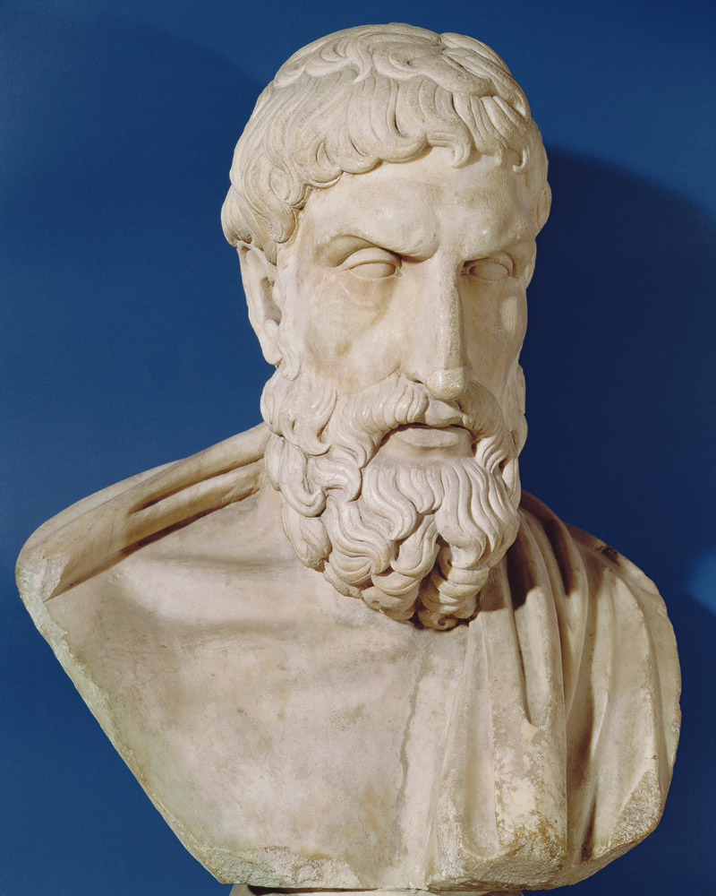 Bust of Epicurus (341-270 BC) from Greek