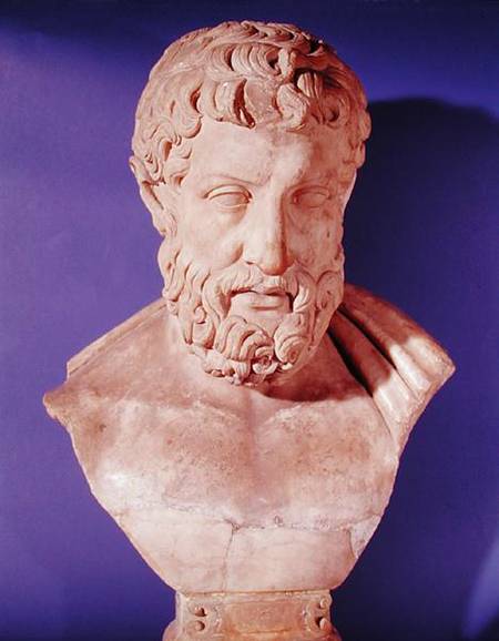 Bust of Metrodorus of Chios from Greek