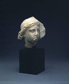 Head of a woman from a funerary reliefClassical Period