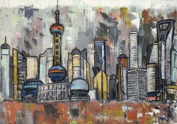 Shanghai Skyline from Karin Greife