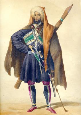 A Circassian (From: Scenes, paysages, meurs et costumes du Caucase)