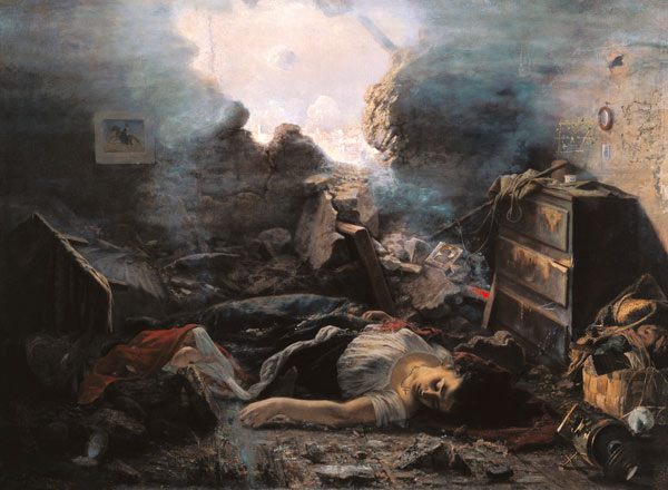 Die Einnahme von Sewastopol 1854 from Grigorij Grigorievich Mjasojedow