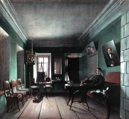 Interior of Bykov's House from Grigory Vasilievich Yurov