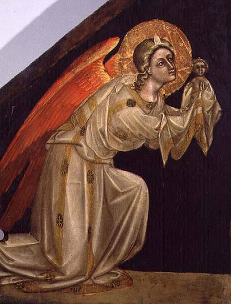 The Archangel Michael (tempera on panel) from Guariento d` Arpo