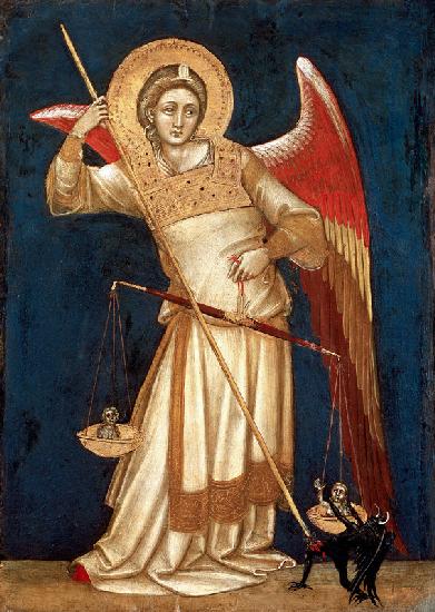 Guariento / Angel of Justice with scales