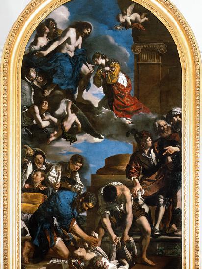 Guercino / Burial of St. Petronilla