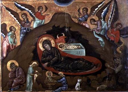 The Nativity from Guido  da Siena