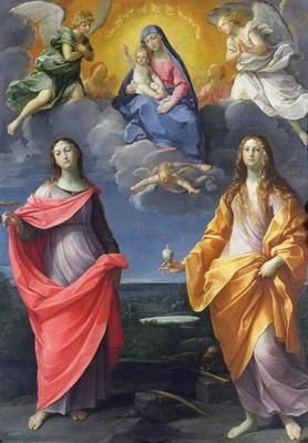 Madonna and Child with St. Lucy and Mary Magdalene, called the Madonna of the Snow, c.1623 (oil on c