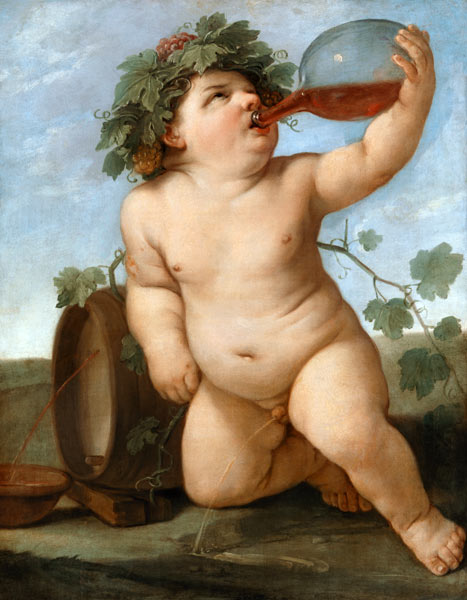 Drinking Bacchusknabe from Guido Reni