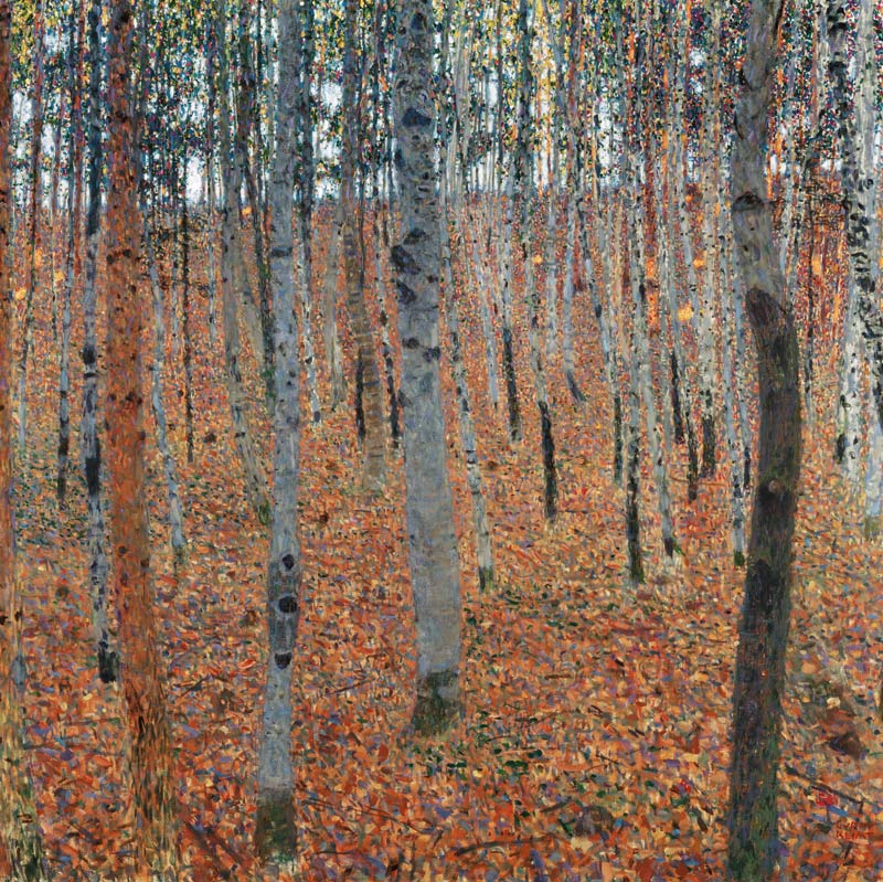 Beech Forest from Gustav Klimt