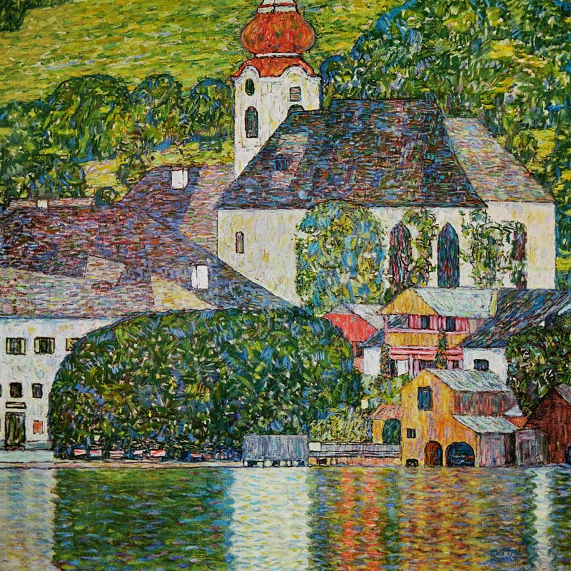 Church in Unterach at the Attersee from Gustav Klimt