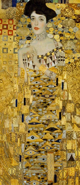 Portrait of Adele Bloch-Bauer l (Detail) from Gustav Klimt