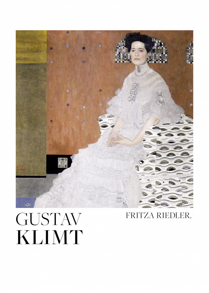 Bildnis Fritza Riedler (1906) Poster from Gustav Klimt