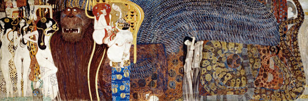 Die feindlichen Gewalten und nagender Kummer from Gustav Klimt