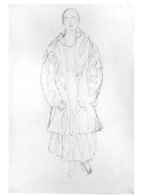 Standing Woman with Coat