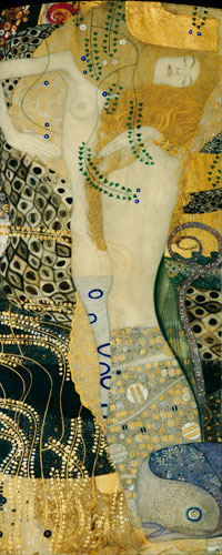 Water-snakes l from Gustav Klimt