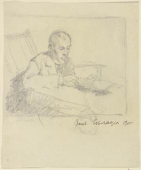 Bildnis eines lin lesenden Mannes