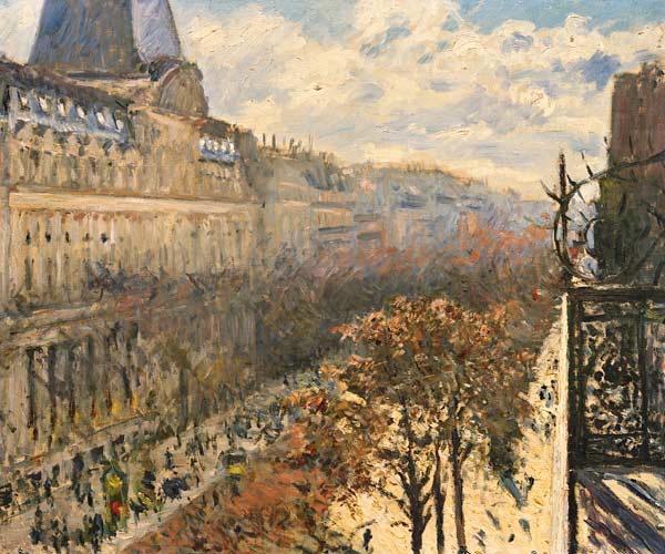 Boulevard des Italiens from Gustave Caillebotte