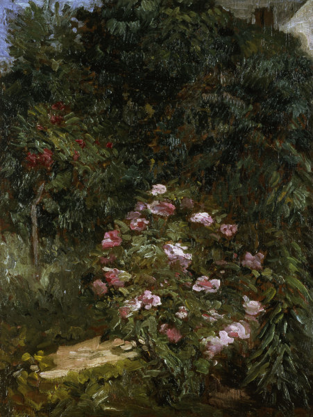 Massif de Fleurs from Gustave Caillebotte