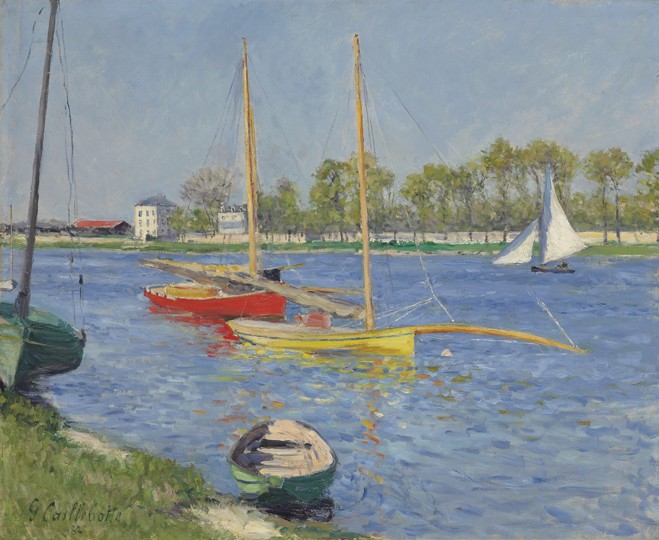 The Seine at Argenteuil from Gustave Caillebotte