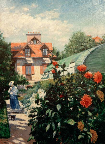 Le jardin from Gustave Caillebotte