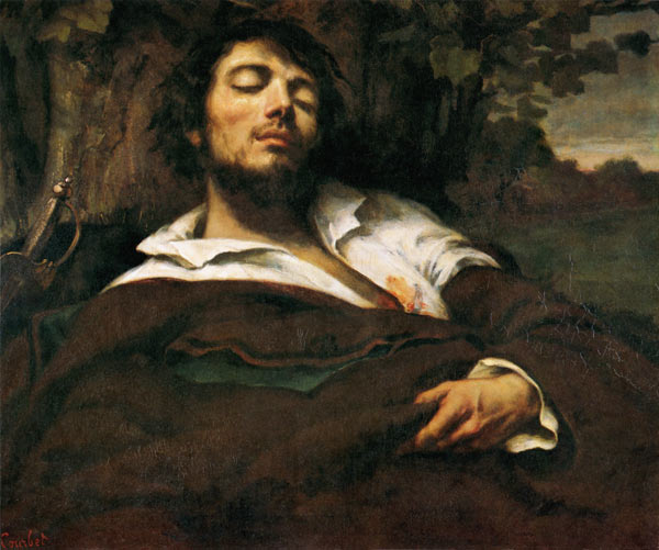 Self-portrait or the injured from Gustave Courbet