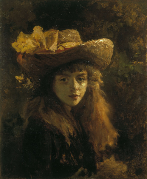 Portrait of a Young Woman from Gustave Courbet