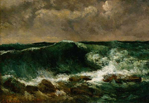 The wave from Gustave Courbet