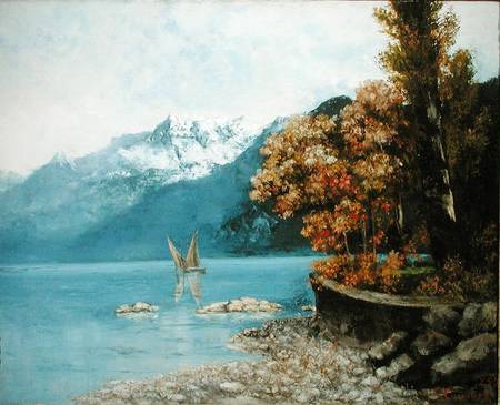 Lake Leman from Gustave Courbet