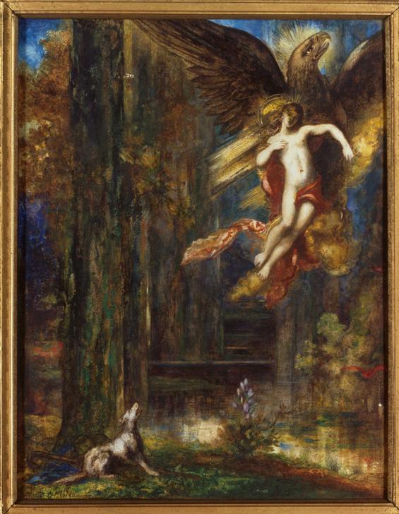 L'Enlèvement de Ganymède from Gustave Moreau