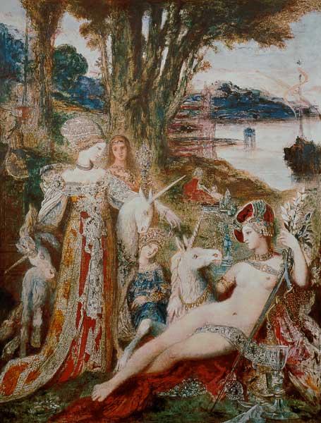 Cupid Unfastening the Girdle of Venus Wood Print by Joshua