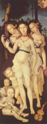 The three graces from Hans Baldung Grien