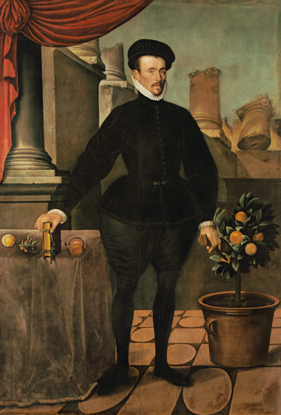 Portrait of the professor of the medicine Felix Platter from Hans Bock d.Ä.